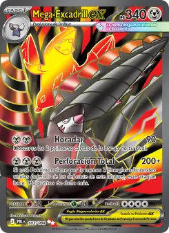 Carta Mega-Excadrill ex (Oscuridad Absoluta)