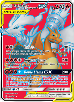Reshiram y Charizard GX