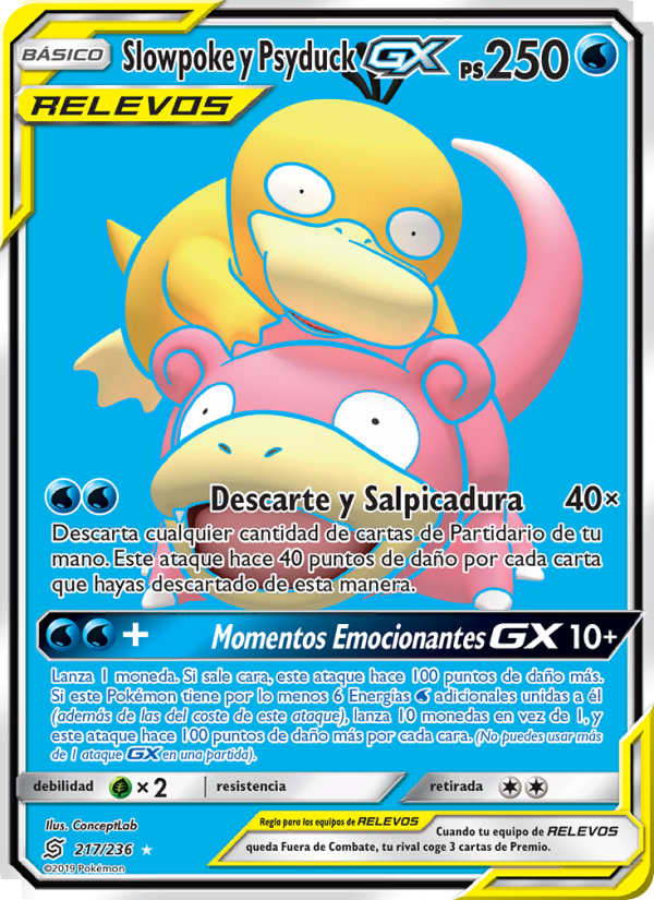 Slowpoke y Psyduck GX