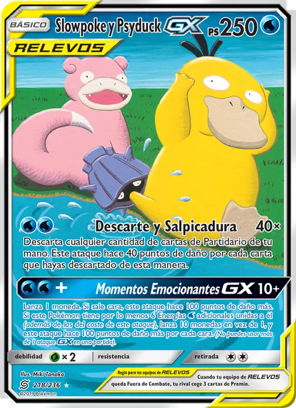 Slowpoke y Psyduck GX
