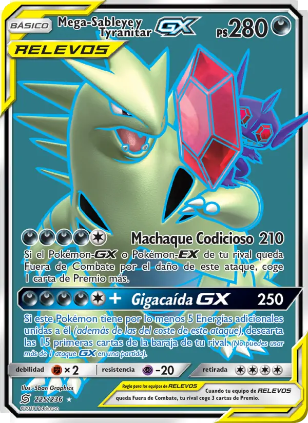 Mega-Sableye y Tyranitar GX
