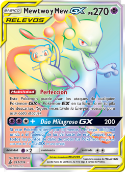 Mewtwo y Mew GX