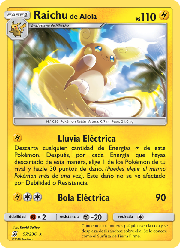 Raichu de Alola