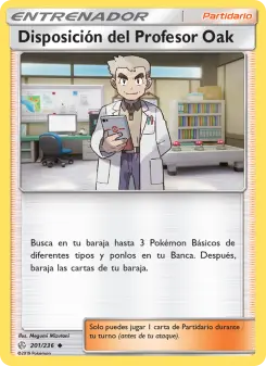 Disposición del Profesor Oak