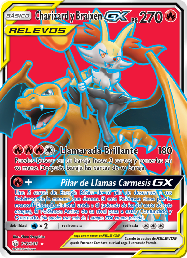 Charizard y Braixen GX