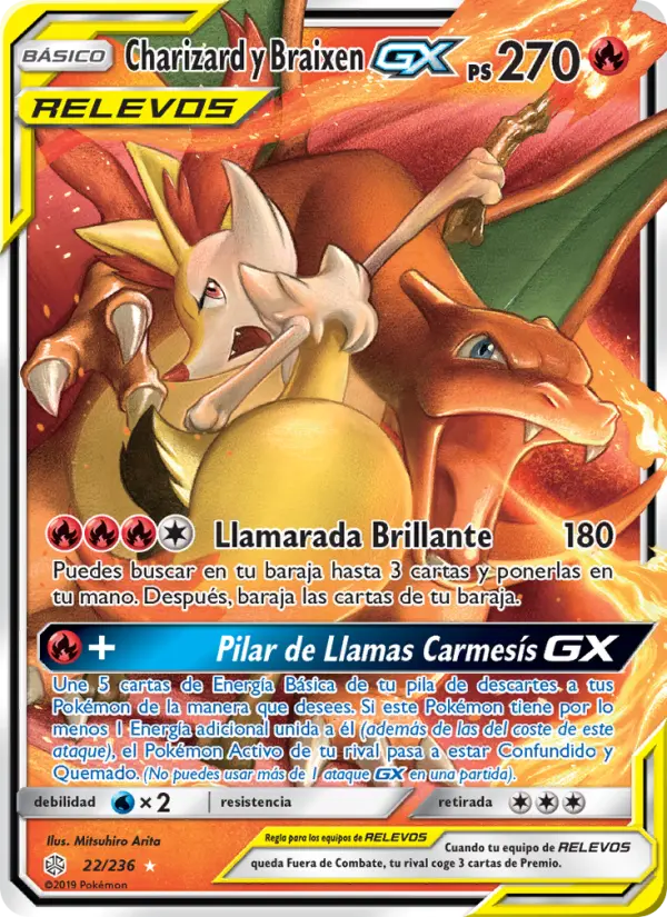 Charizard y Braixen GX