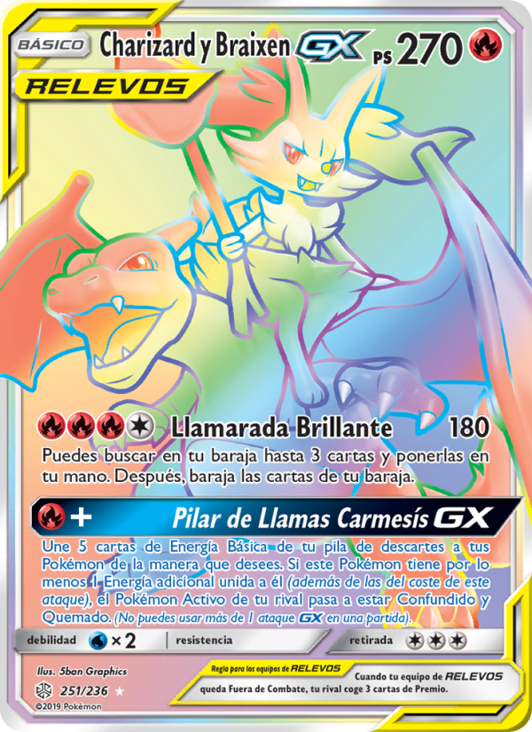 Charizard y Braixen GX