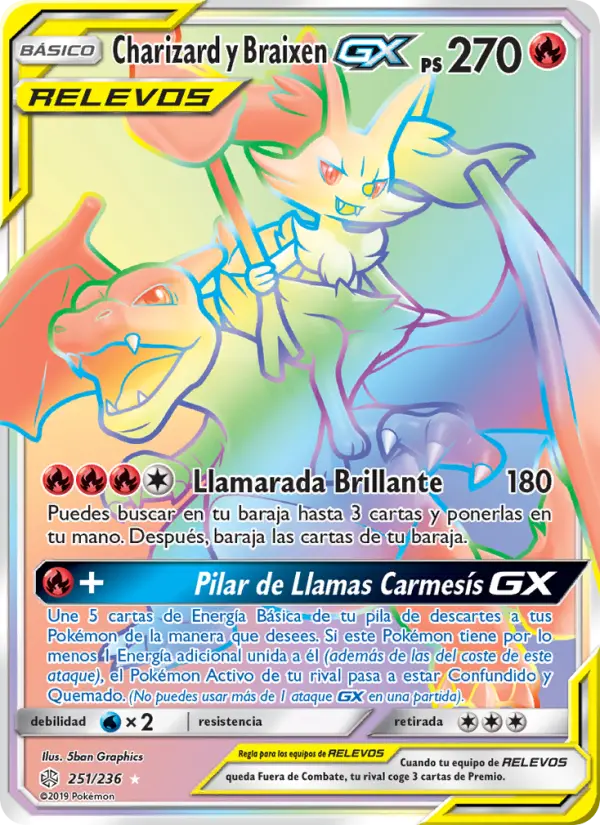 Charizard y Braixen GX