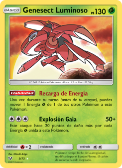 Genesect Luminoso
