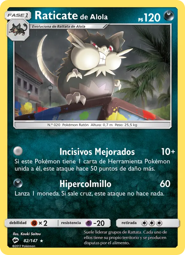Raticate de Alola
