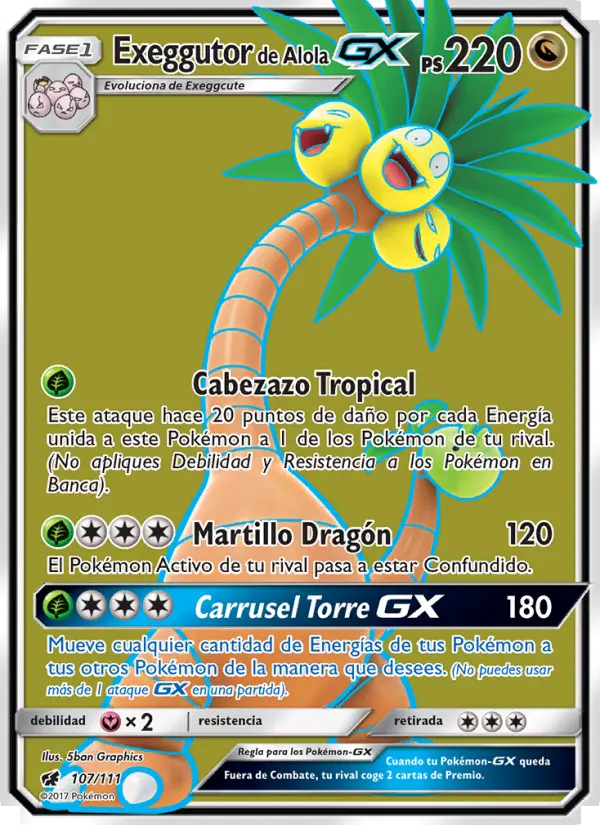 Exeggutor de Alola GX
