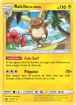 Raichu de Alola