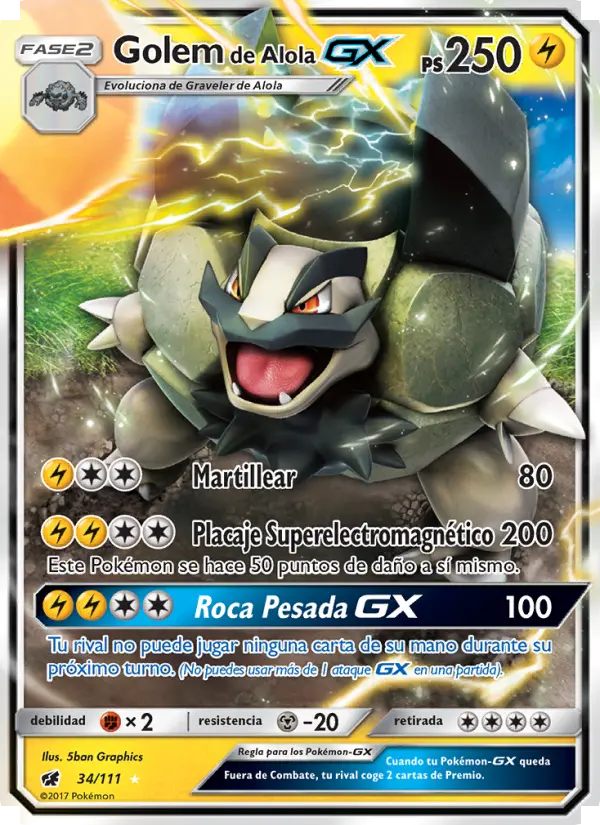 Golem de Alola GX
