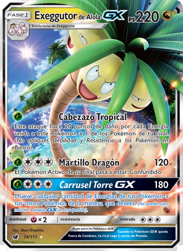 Exeggutor de Alola GX