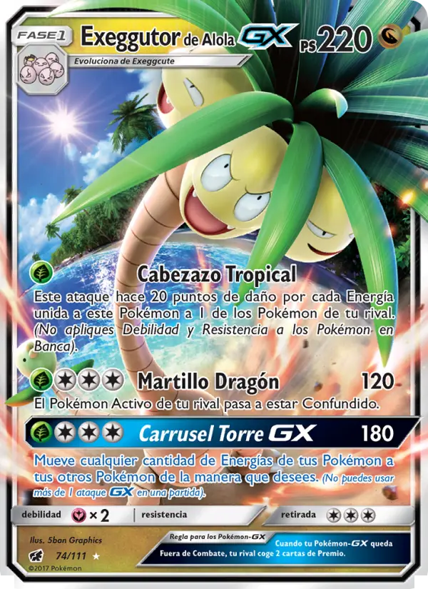 Exeggutor de Alola GX