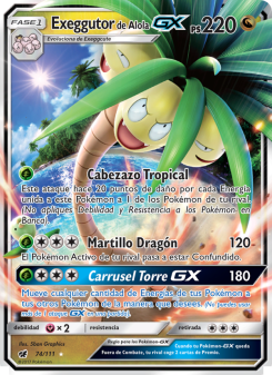 Exeggutor de Alola GX