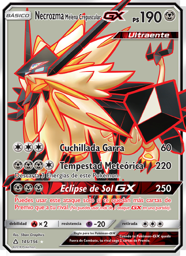 Necrozma Melena Crepuscular GX