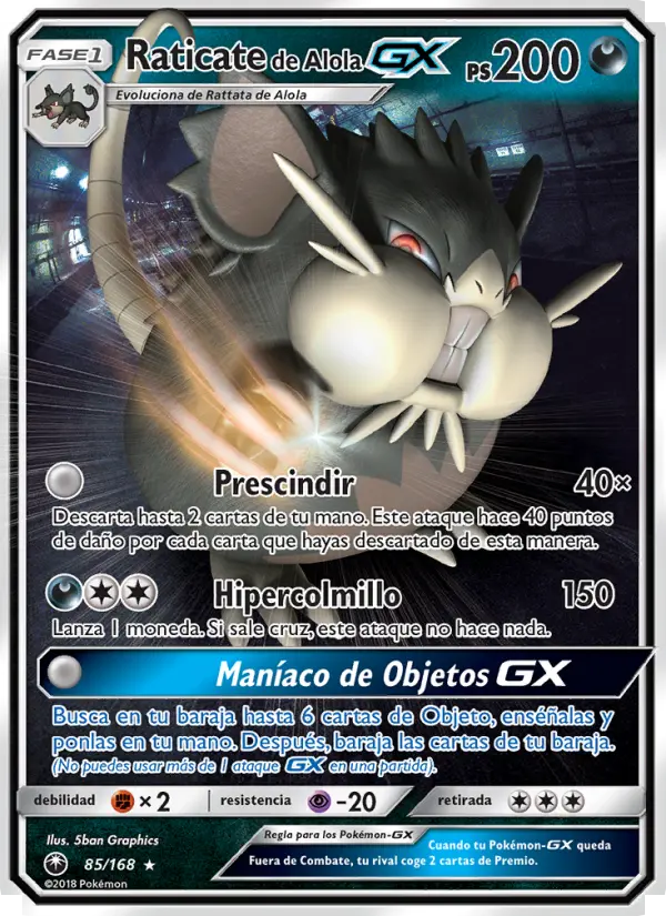 Raticate de Alola GX