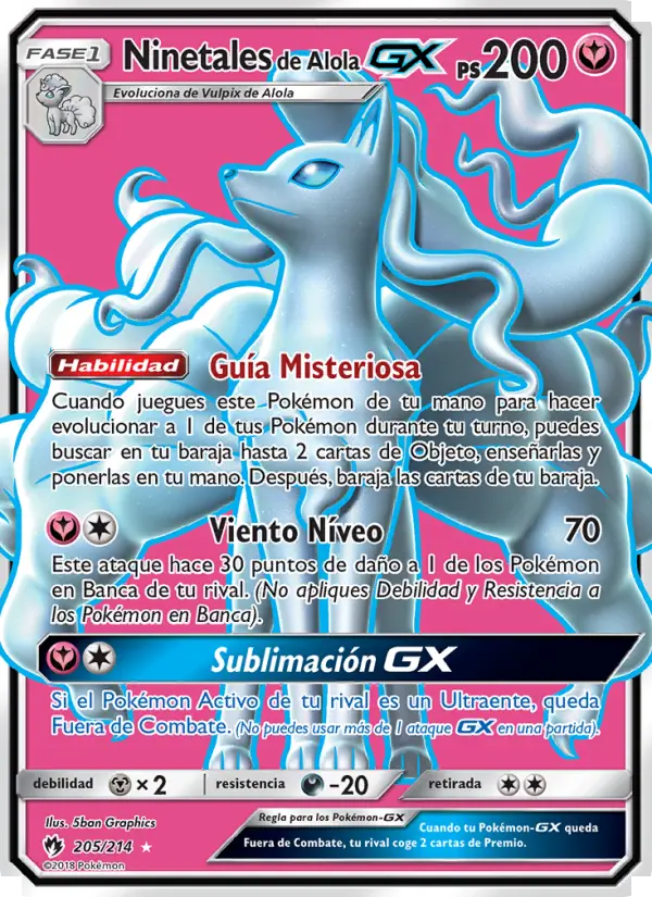 Ninetales de Alola GX