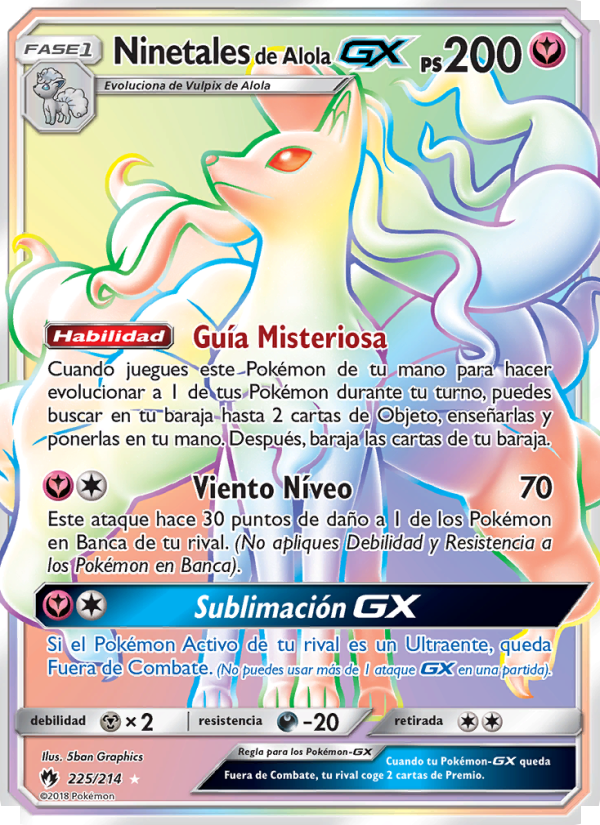 Ninetales de Alola GX
