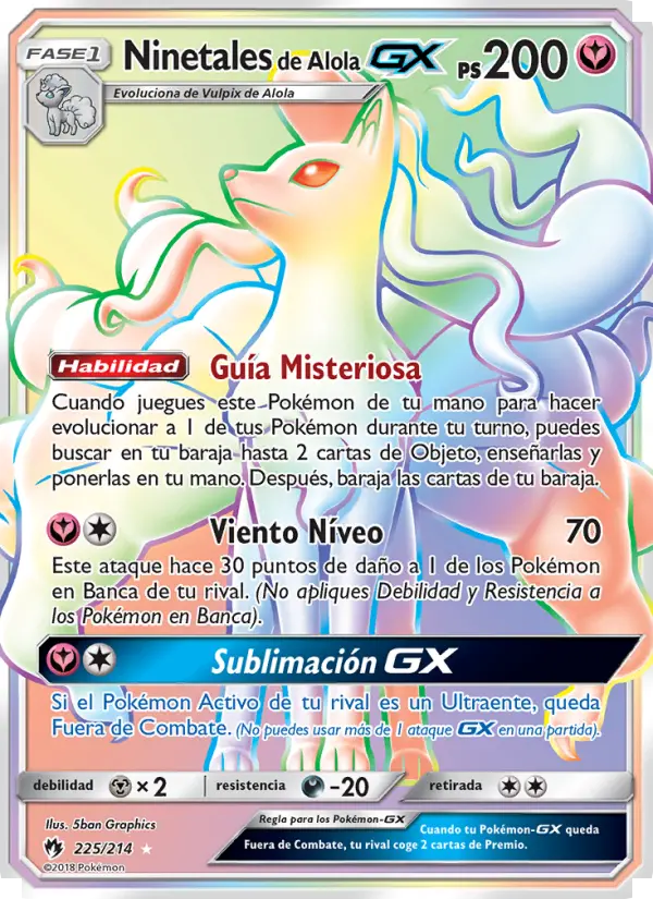 Ninetales de Alola GX