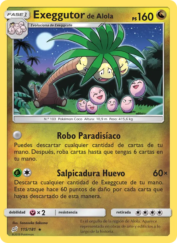 Exeggutor de Alola