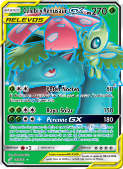 Celebi y Venusaur GX
