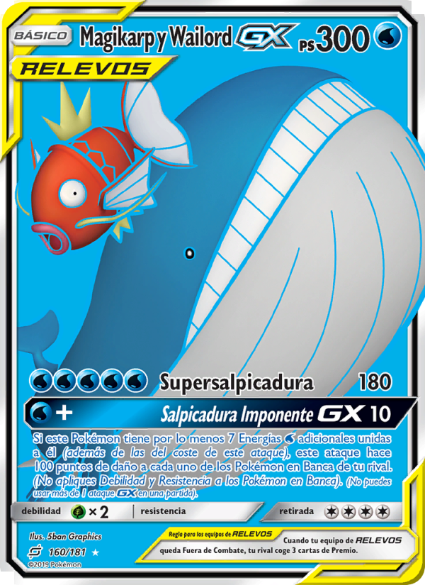 Magikarp y Wailord GX