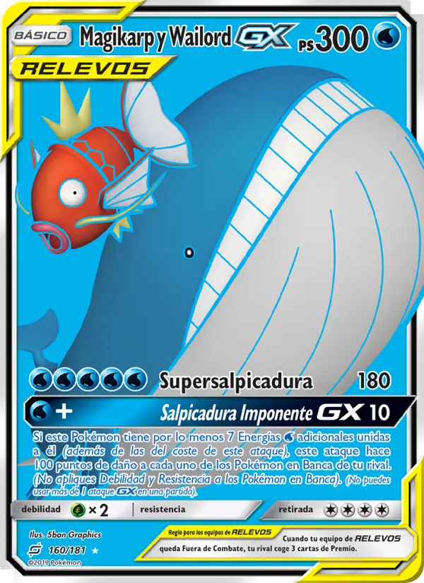 Magikarp y Wailord GX