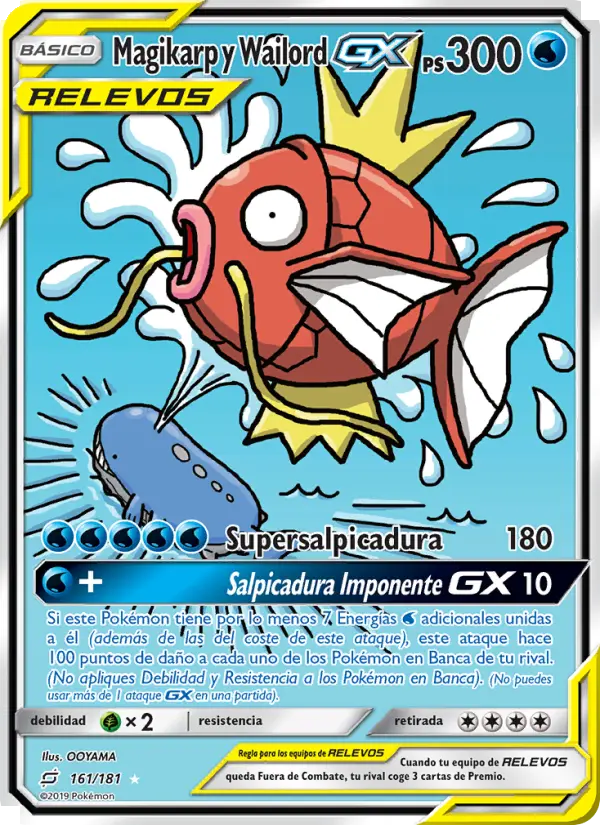 Magikarp y Wailord GX