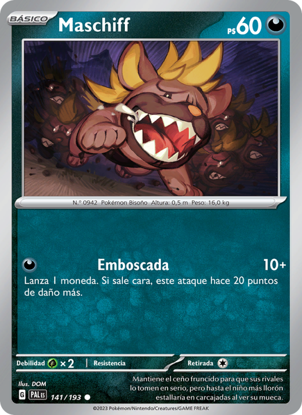 Maschiff from Evoluciones en Paldea