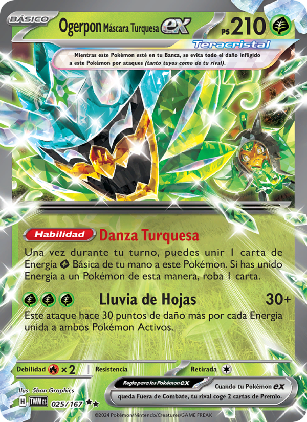 Ogerpon Máscara Turquesa ex
