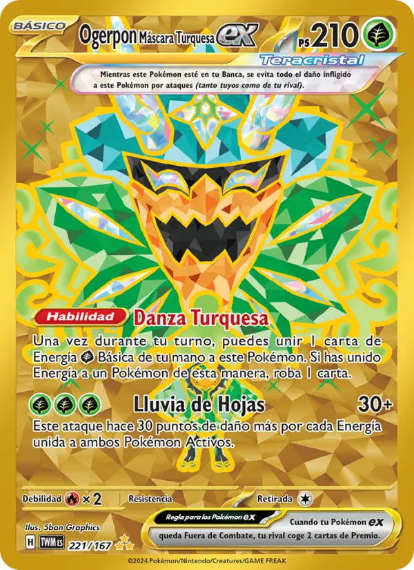 Ogerpon Máscara Turquesa ex