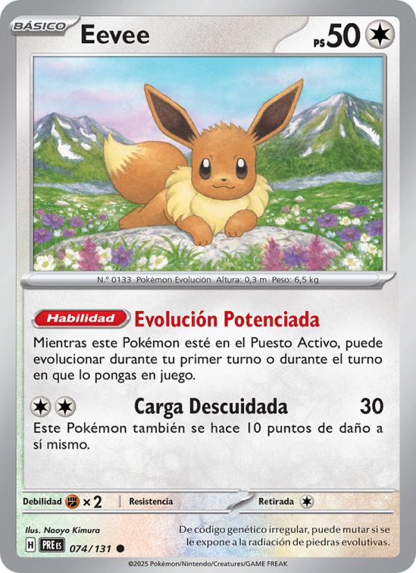 Eevee from Evoluciones Prismáticas