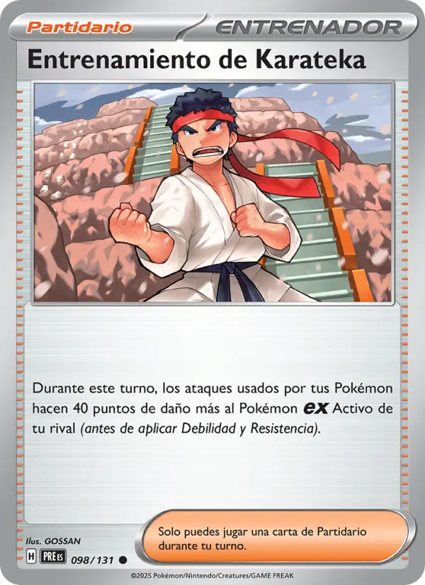 Entrenamiento de Karateka