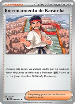 Entrenamiento de Karateka