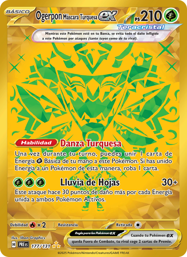 Ogerpon Máscara Turquesa ex