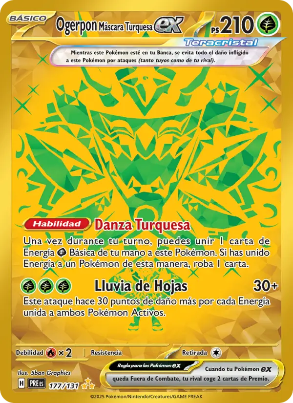Ogerpon Máscara Turquesa ex
