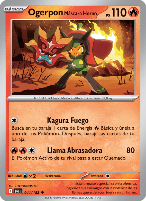 Ogerpon Máscara Horno