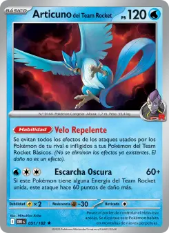Articuno del Team Rocket