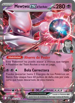 Mewtwo ex del Team Rocket