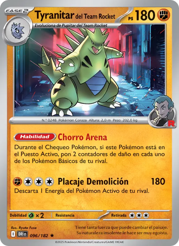 Tyranitar del Team Rocket