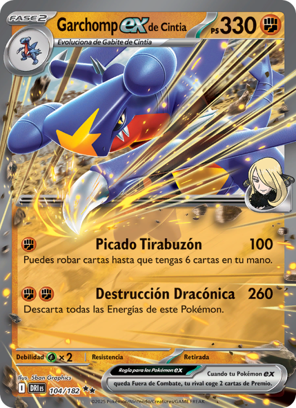 Garchomp ex de Cintia