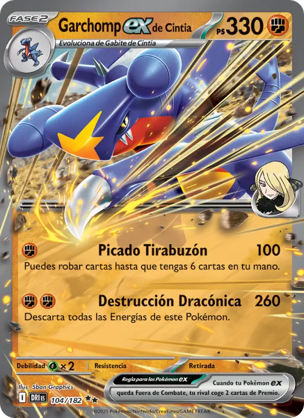 Garchomp ex de Cintia