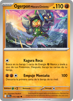 Ogerpon Máscara Cimiento