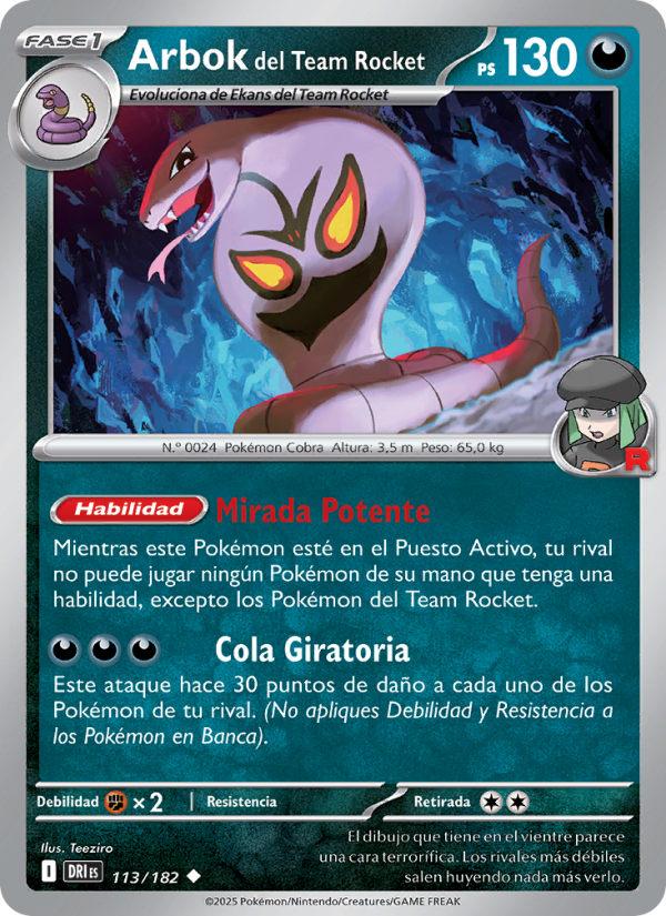 Arbok del Team Rocket