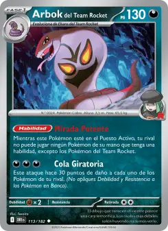 Arbok del Team Rocket