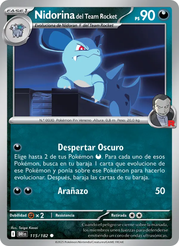 Nidorina del Team Rocket