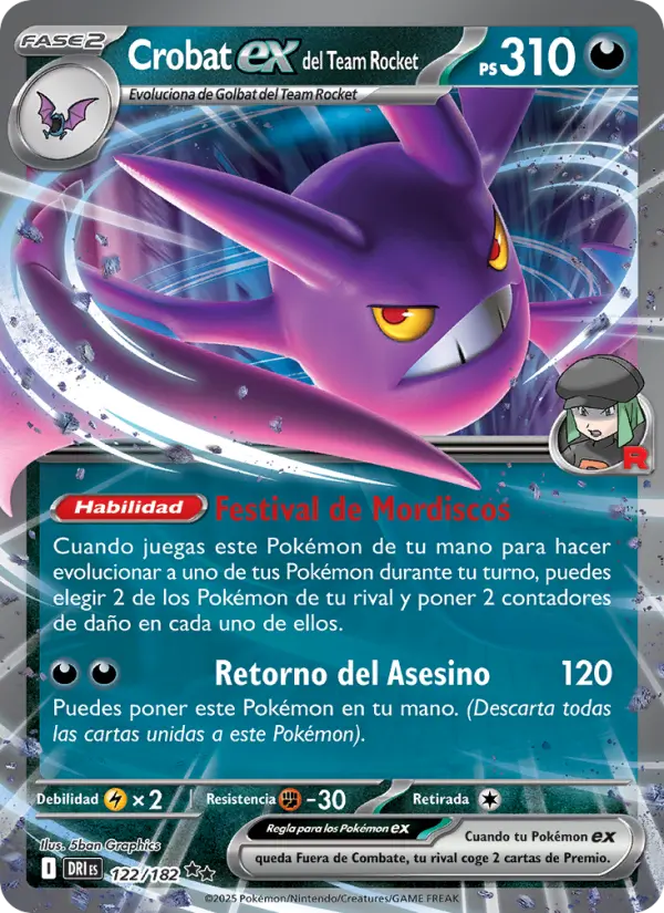 Crobat ex del Team Rocket