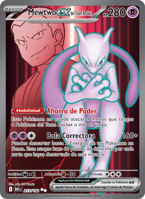 Mewtwo ex del Team Rocket